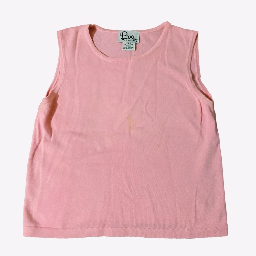 Lilly Pulitzer baby pink tank top